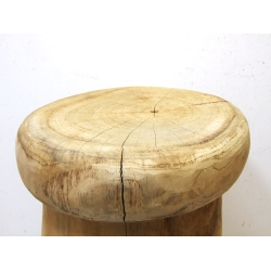 Stolik Stołek okrągły pełne drewno TEAK 40cm